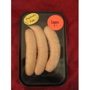 Boudin Blanc aux Cèpes 5%