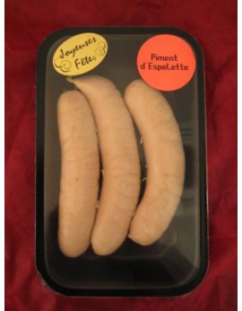 Boudin Blanc au Piment d'Espelette 