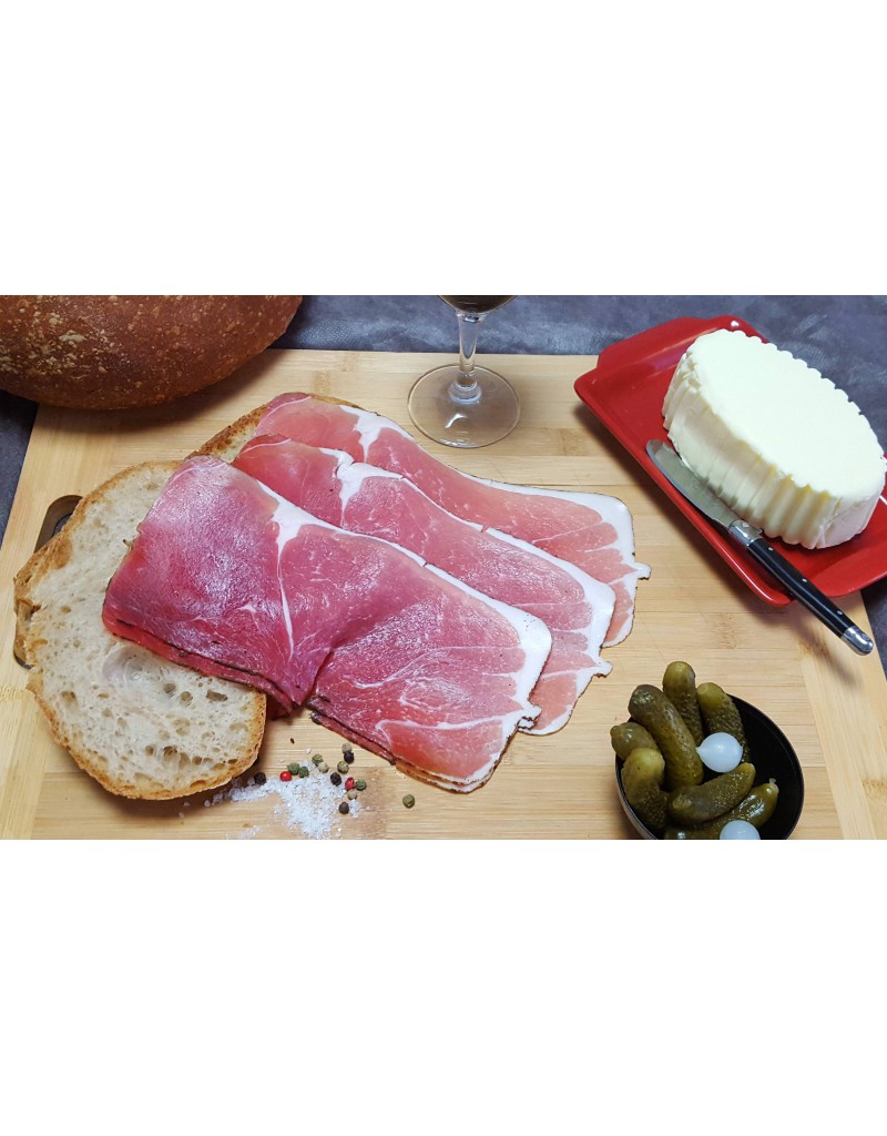 Jambon Sec Tranché Noir du Périgord - 10 Tranches 250 gr - Périgordine de  Salaisons