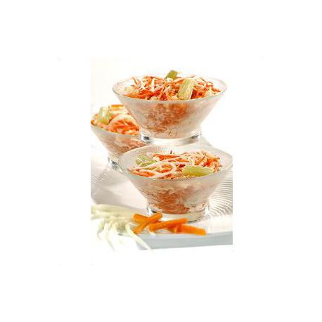 Salade coleslaw duo de choux et carottes Barquette de 2.5 kg