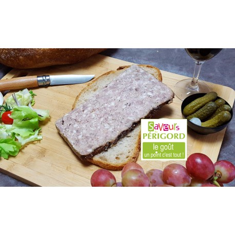 Pâté du Périgord Recette à l'Ancienne -  Barquette de 1 tranche 180 gr